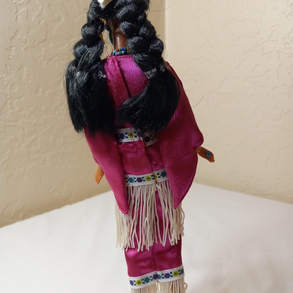 Native American Barbie Dolls Lot of 5 with stands - Picture 14 of 15